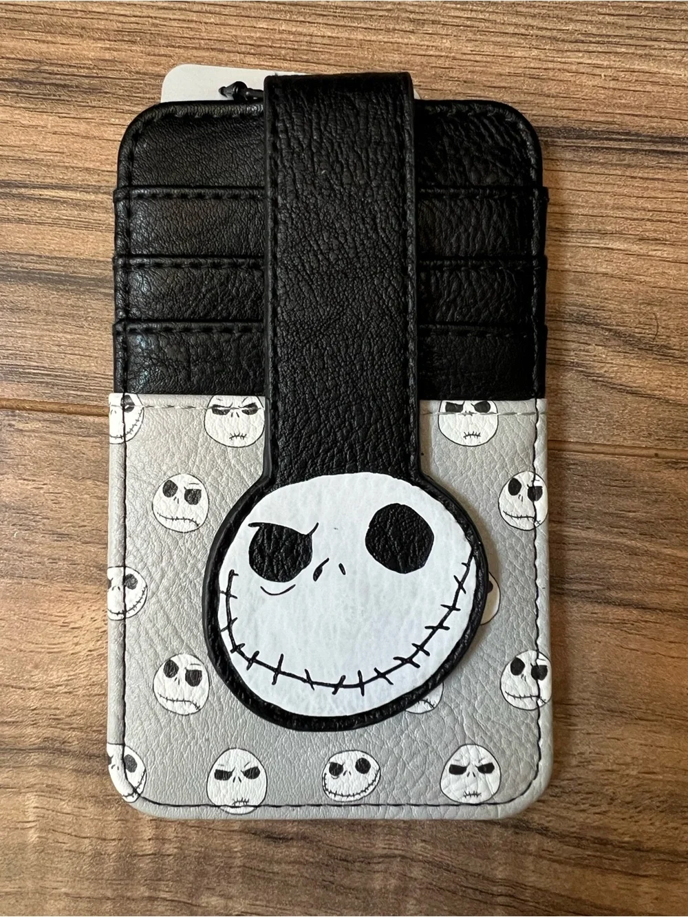 Disney Jack Skellington Black, White and Gray Card Wallet